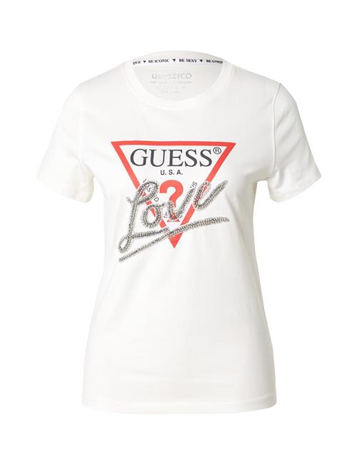 Se GUESS Shirts  creme / rød / sort / hvid ved About You