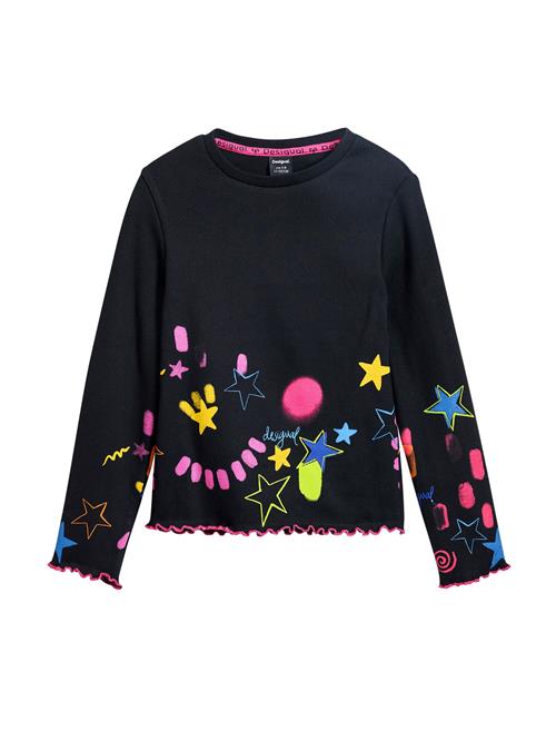 Desigual Bluser & t-shirts  blå / gul / pink / sort