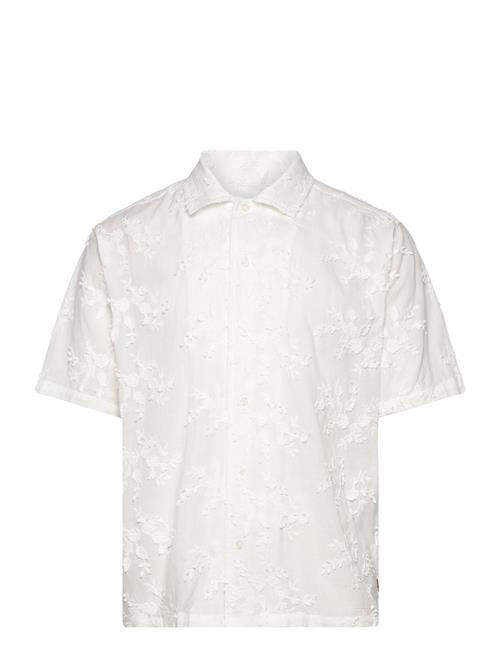 Woodbird Wbbanks Flower Shirt Woodbird White