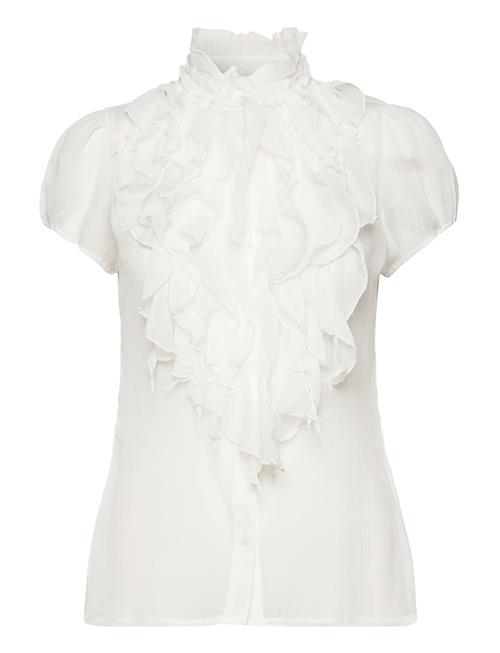 Saint Tropez Liljasz Crinkle Ss Shirt Saint Tropez White