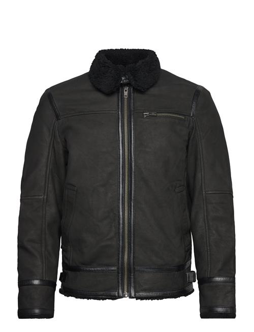 Jofama Edgar Nubuck Shearling Jacket Jofama Black