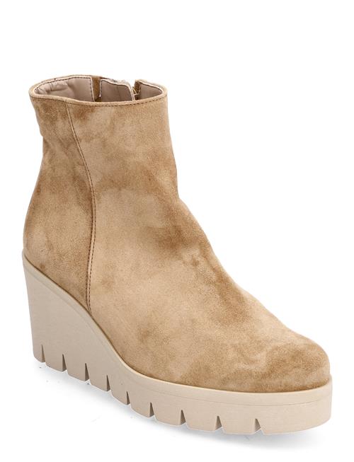 Gabor Wedge Ankle Boot Gabor Beige