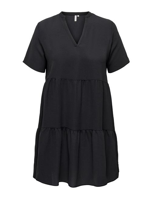 Carluxjoy 2/4 Knee Dress Aop ONLY Carmakoma Black