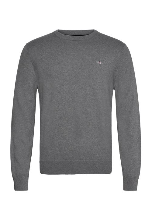 Cotton C-Neck GANT Grey