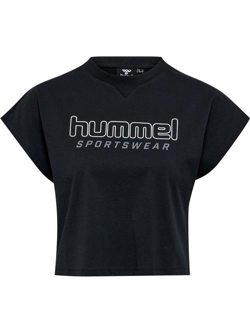 Hummel Funktionsbluse  lysegrå / sort