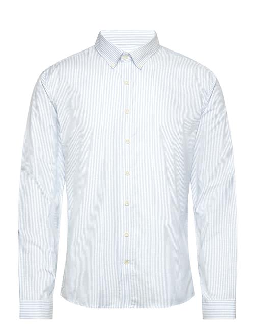 Lindbergh Oxford Superflex Shirt L/S Lindbergh Blue