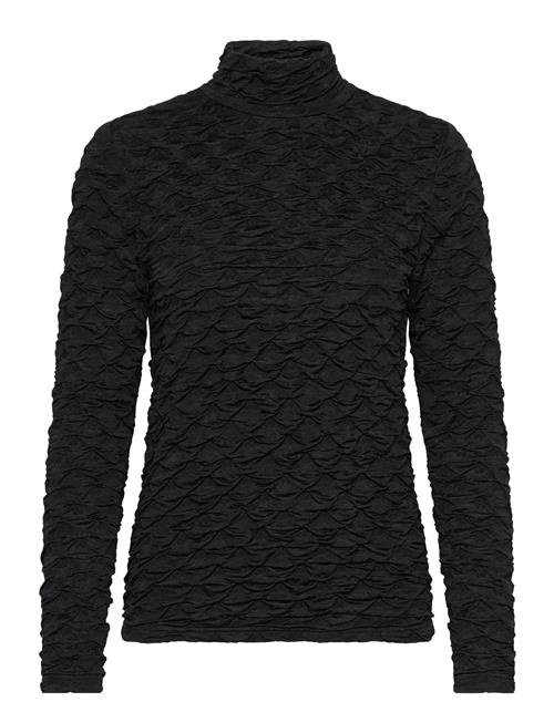 Selected Femme Slfnancy Ls Roll Neck Top Selected Femme Black