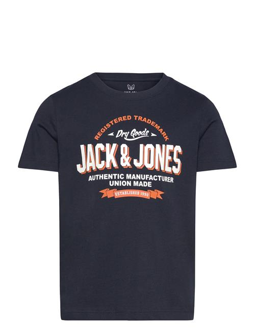 Jack & Jones Jjelogo Tee Ss Ck 2Col 24/25 Noos Mni Jack & J S Navy