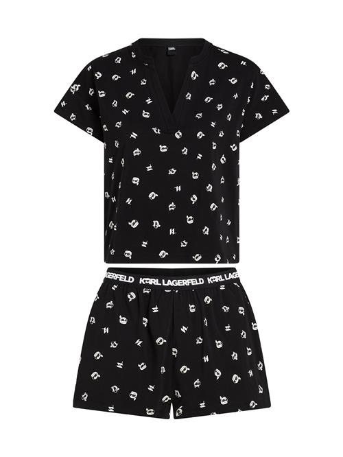 Karl Lagerfeld Pyjamas  sort / hvid