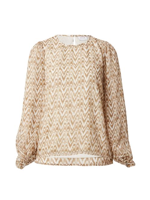 VILA Bluse 'FALIA'  creme / camel