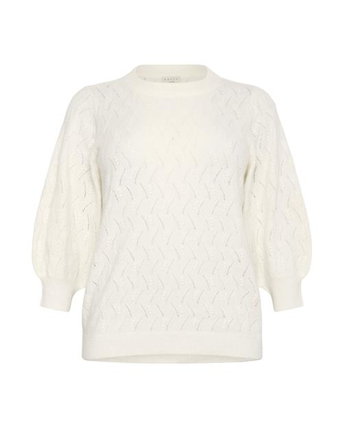 KAFFE CURVE Pullover 'Anita'  hvid