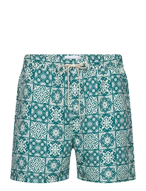 Stan Aop Swim Shorts 2.0 Les Deux Green