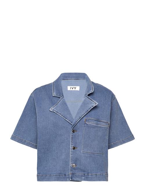 Ivy-Karmey Ss Shirt Jacket Wash Coo IVY Copenhagen Blue