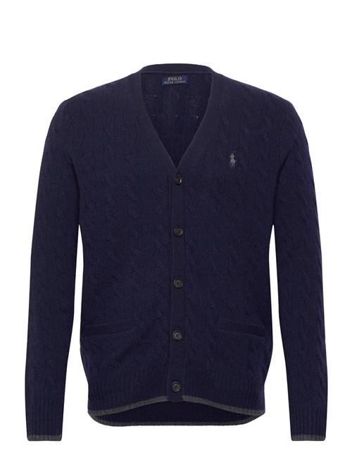 Polo Ralph Lauren Cable-Knit Wool-Cashmere Cardigan Polo Ralph Lauren Navy