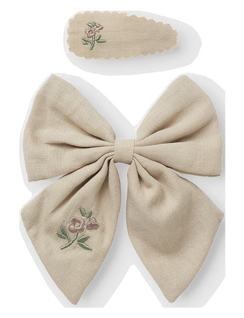 Lil'Atelier Nkfacc-Lilja 2 Pack Hair Clips Lil Lil'Atelier Beige