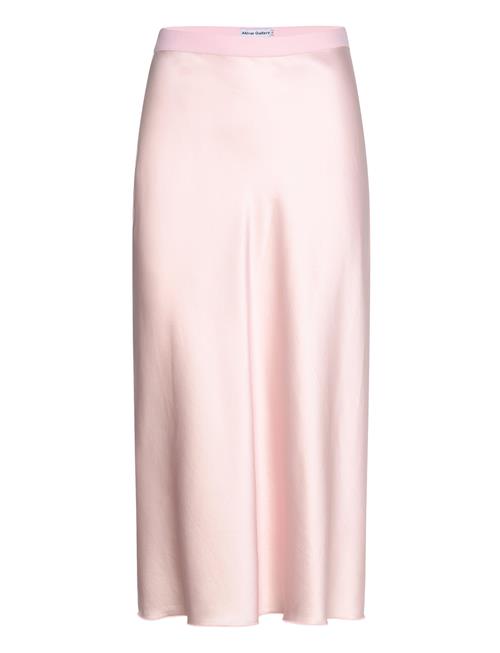 Ahlvar Gallery Hana Satin Skirt Ahlvar Gallery Pink