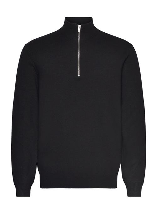 Lindbergh Ecovero Half Zip Knit Lindbergh Black