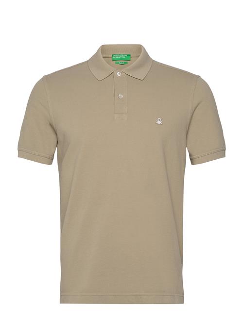 United Colors of Benetton H/S Polo Shirt United Colors Of Benetton Khaki