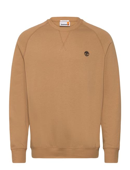 Se Timberland Brushed Back Crew Sweatshirt Timberland Beige ved Booztlet