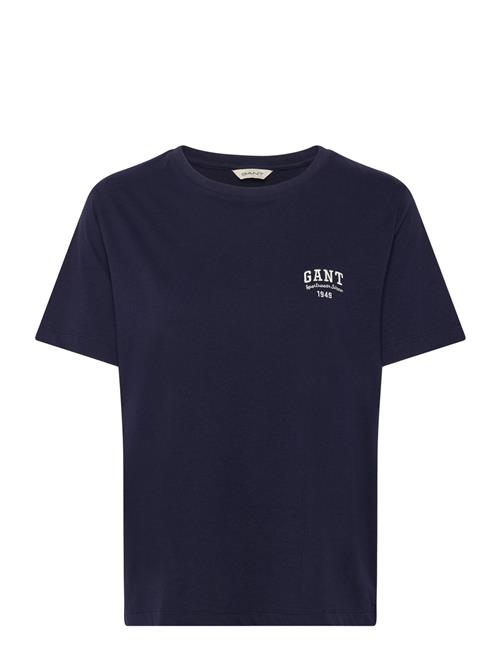 Reg Small Graphic Ss T-Shirt GANT Navy