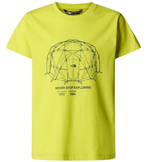 Se The North Face T-shirt - Graphic Relaxed - Sulphur Spring Green ved KidsWorld