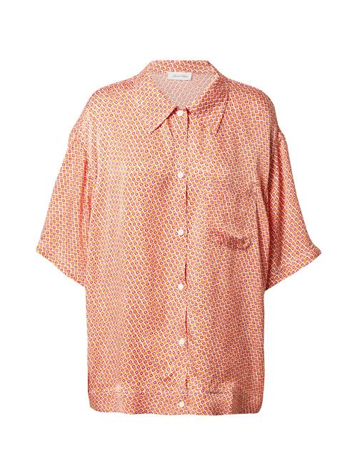 AMERICAN VINTAGE Bluse  orange / rød / hvid