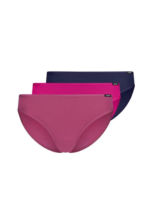 Skiny Slip 'Rio'  mørkelilla / fuchsia / gammelrosa / sort