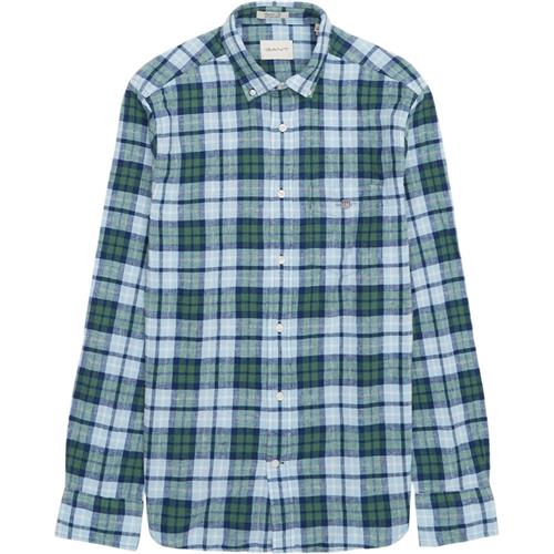 Gant - Cotton Linen Check Skjorte