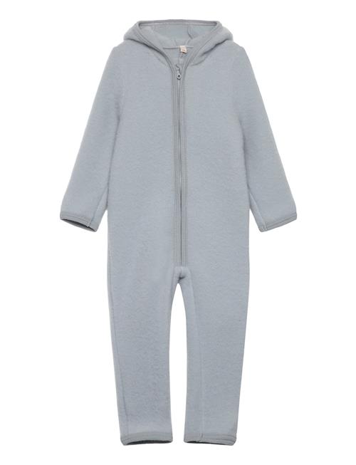 Huttelihut Pram Suit Wool Fleece Huttelihut Blue