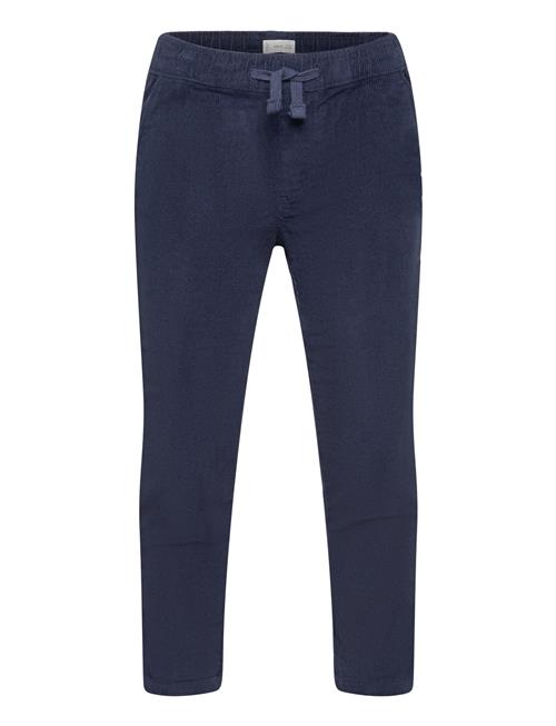 Corduroy Jogger Trousers Mango Navy