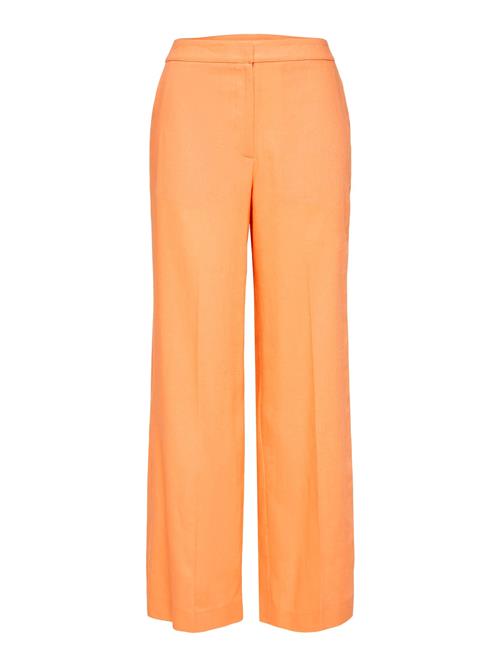 SELECTED FEMME Bukser med fals  orange