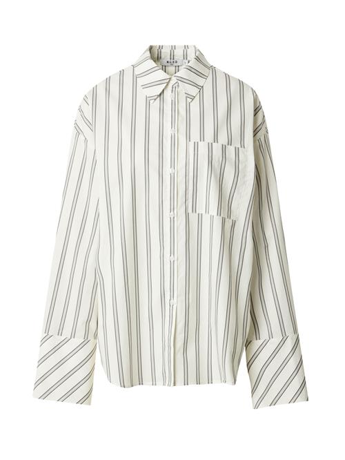 NA-KD Bluse  sort / offwhite