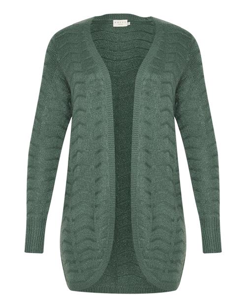 KAFFE CURVE Cardigan 'Emana'  smaragd