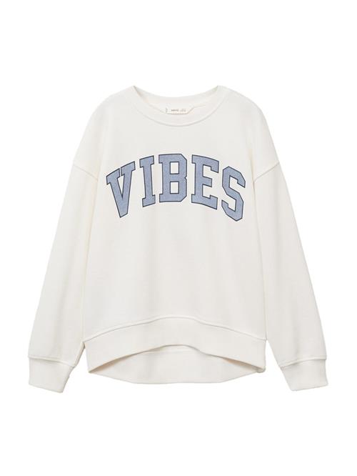 Se MANGO KIDS Sweatshirt 'DUBLINI'  marin / røgblå / offwhite ved About You