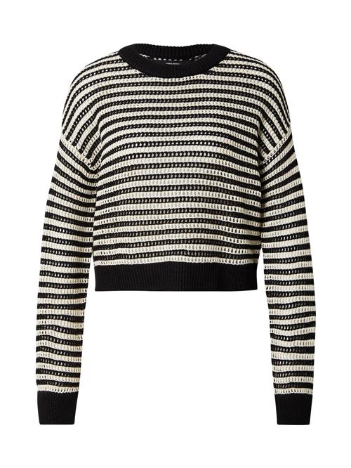 VERO MODA Pullover 'VMNewmadera'  ecru / sort