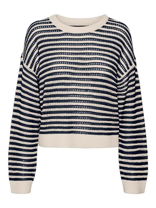 VERO MODA Pullover 'NEWMADERA'  creme / marin
