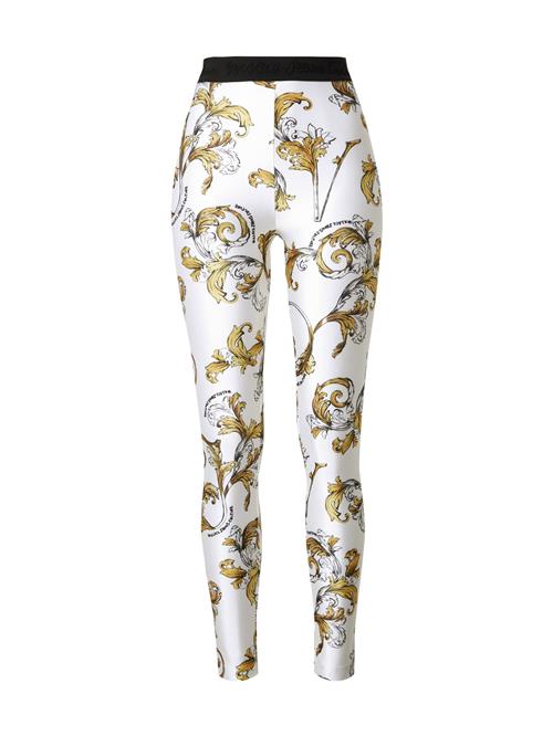 Se Versace Jeans Couture Leggings  gul / sort / hvid ved About You