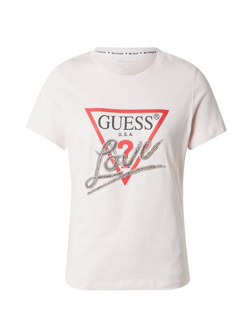 GUESS Shirts  pastelpink / knaldrød / sort / sølv