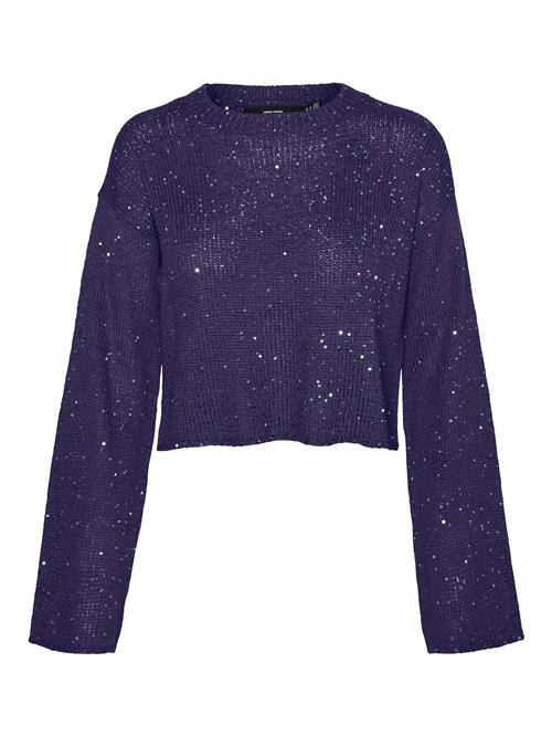 VERO MODA Pullover 'LEILANI'  mørkelilla