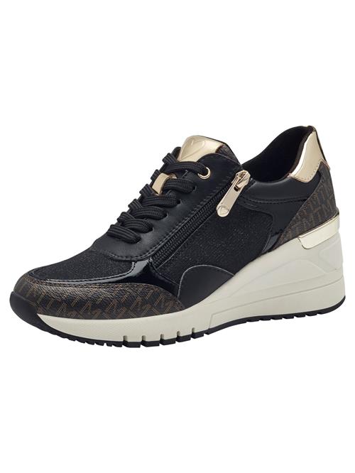 MARCO TOZZI Sneaker low  guld / sort