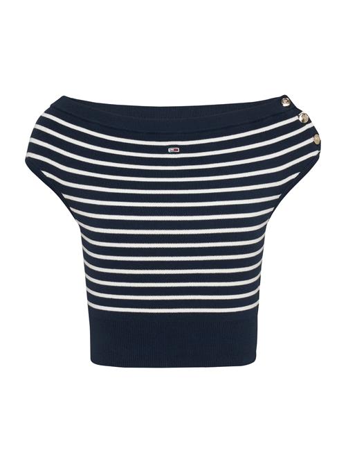 Tommy Jeans Pullover  navy / hvid