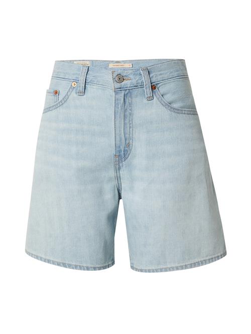 LEVI'S ® Bukser 'HIGH BAGGY SHORT WHERES MY PHO IN LINEN DENIM'  blue denim