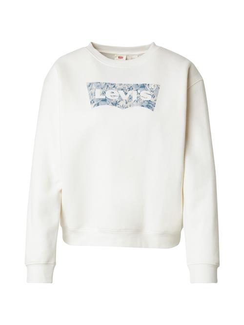 LEVI'S ® Sweatshirt 'ANNESSA'  lysebeige / safir / opal / hvid