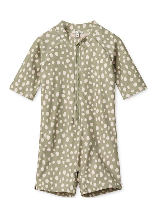 Liewood Max Printed Shortsleeve Swim Jumpsuit Liewood Green