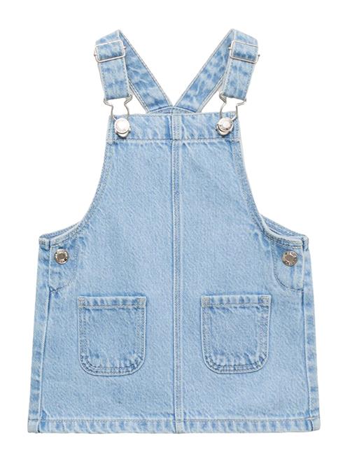 MANGO KIDS Kjole 'RUFFI'  lyseblå