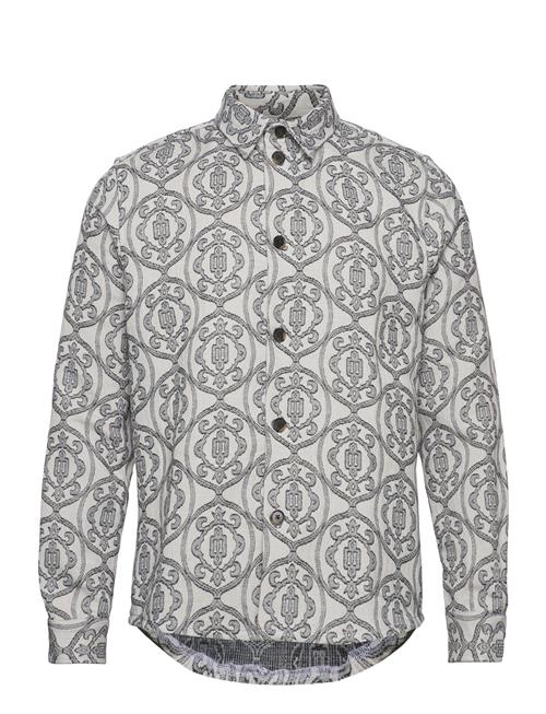 Les Deux Akira Jacquard Overshirt Les Deux Grey