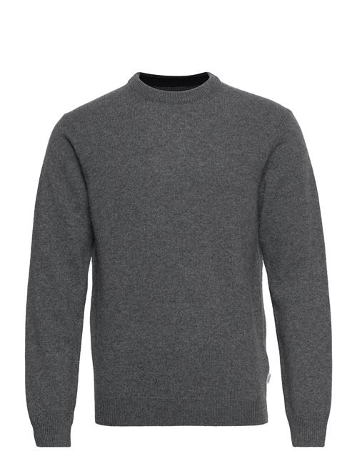 Casual Friday Cfkarl Lambswool Crew Neck Kni Casual Friday Grey