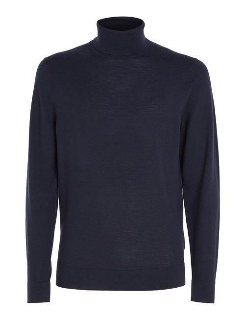 Calvin Klein Superior Wool Turtle Neck Calvin Klein Navy