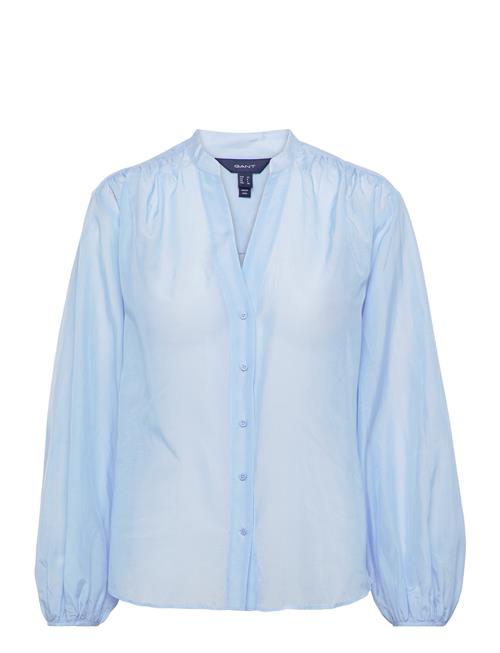 Rel Cotton Silk Blouse GANT Blue