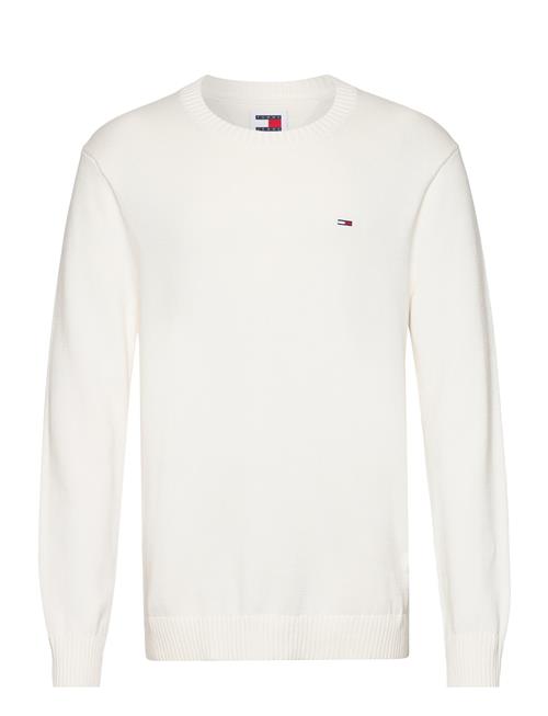 Tjm Slim Essntls C-Neck Sweater Tommy Jeans White